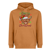 Meerkat merry christmas cow Heavyweight Hoodie - MaliasSmallBusiness