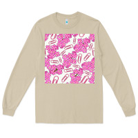 Mushroom floral school seamless pattern Long Sleeve Tee - BundleAndBundleShop