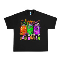 Black happy halloween jars and horror Urban Heavy Tee - AdoDesignShop