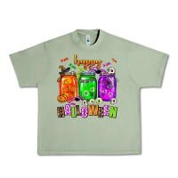 Oil Green happy halloween jars and horror Urban Heavy Tee - AdoDesignShop