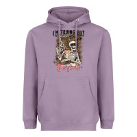 Lavender im trying but tired Heavyweight Hoodie - MaliasSmallBusiness