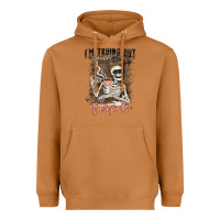Meerkat im trying but tired Heavyweight Hoodie - MaliasSmallBusiness
