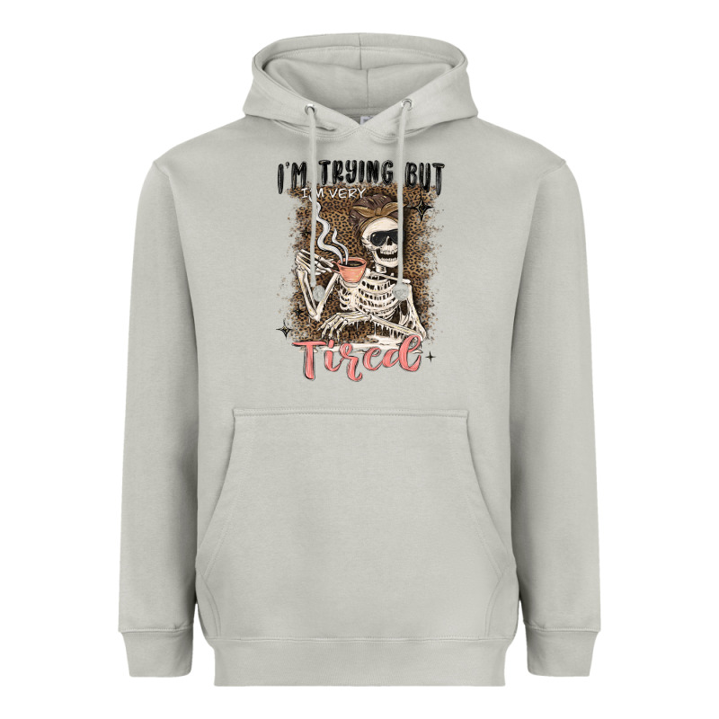 Im Trying But Tired Heavyweight Hoodie by MaliasSmallBusiness | Teevron
