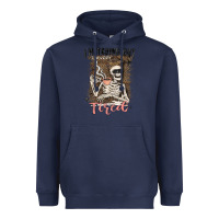 Navy im trying but tired Heavyweight Hoodie - MaliasSmallBusiness
