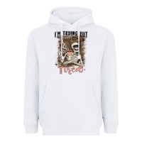 White im trying but tired Heavyweight Hoodie - MaliasSmallBusiness