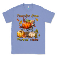 Colony Blue pumpkin kisses harvest wishes Classic Tee - BundleAndBundleShop