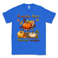 True Royal pumpkin kisses harvest wishes Classic Tee - BundleAndBundleShop