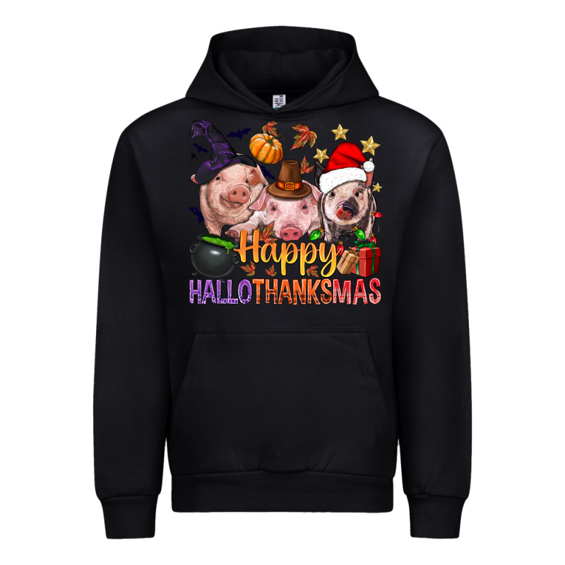 Happy Hallothanksmas Pigs Urban Hoodie by NancyCooperArtShop | Teevron