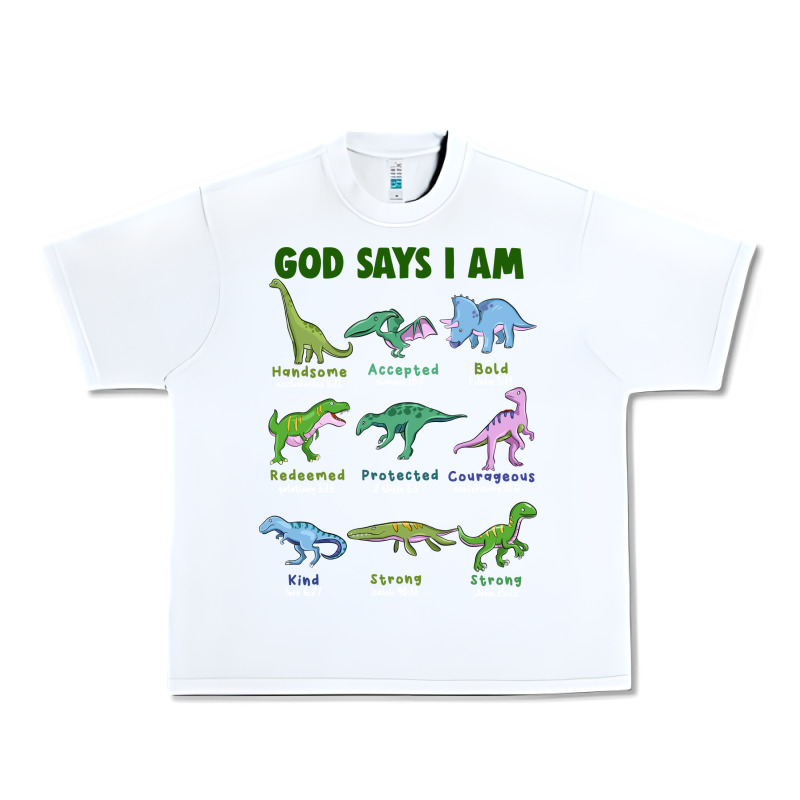 God Says I Am Dinosaurs Urban Heavy Tee by JahusDesignShop | Teevron
