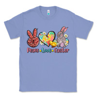 Colony Blue peace love easter Classic Tee - AdoDesignShop
