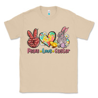 Mushroom peace love easter Classic Tee - AdoDesignShop