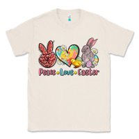 Natural peace love easter Classic Tee - AdoDesignShop
