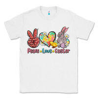 White peace love easter Classic Tee - AdoDesignShop
