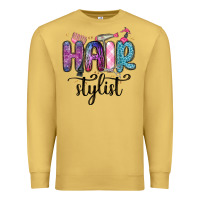 Antique Gold hair stylist Premium Sweatshirt - MaliasSmallBusiness