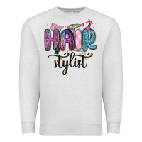 Oatmeal Heather hair stylist Premium Sweatshirt - MaliasSmallBusiness