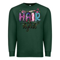 Sports Green hair stylist Premium Sweatshirt - MaliasSmallBusiness