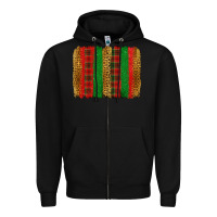 Black Christmas brushstroke Zipper Hoodie - Jasminsmagicworld