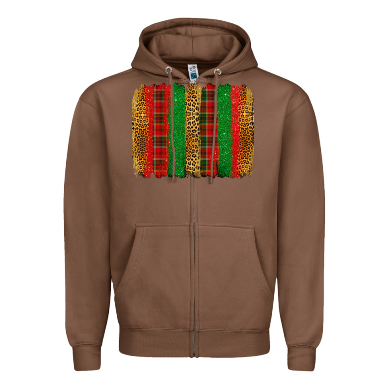 Christmas Brushstroke Zipper Hoodie by Jasminsmagicworld | Teevron