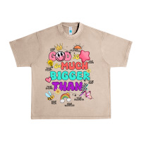 French Oak god is bigger design Urban Heavy Tee - JahusDesignShop