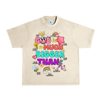 Sandshell god is bigger design Urban Heavy Tee - JahusDesignShop