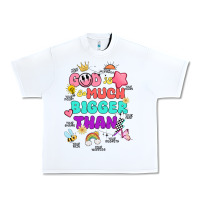 White god is bigger design Urban Heavy Tee - JahusDesignShop