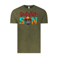 Vintage Olive firefighter son boy Vintage Tee - HRA Design Shop
