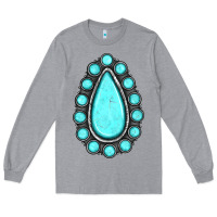 Heather Grey gemstone Long Sleeve Tee - JahusDesignShop