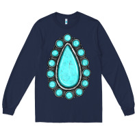 Navy gemstone Long Sleeve Tee - JahusDesignShop