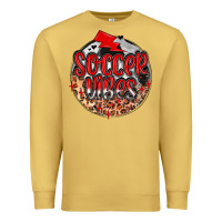 Antique Gold soccer vibes Premium Sweatshirt - MaliasSmallBusiness