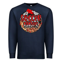 Navy soccer vibes Premium Sweatshirt - MaliasSmallBusiness