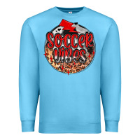 Ocean Blue soccer vibes Premium Sweatshirt - MaliasSmallBusiness