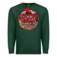 Sports Green soccer vibes Premium Sweatshirt - MaliasSmallBusiness