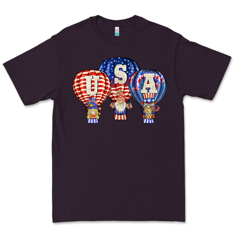 Usa Air Balloon Gnomies Premium Tee by BarkalooDesign | Teevron