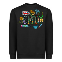 Black emt Heavyweight Sweatshirt - CowhideDigitalArt