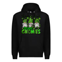 Black shamrockin' with my gnomies st patrick's day Premium Hoodie - Jasminsmagicworld