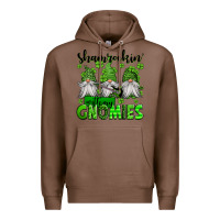 Chestnut shamrockin' with my gnomies st patrick's day Premium Hoodie - Jasminsmagicworld