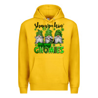 Lemon shamrockin' with my gnomies st patrick's day Premium Hoodie - Jasminsmagicworld
