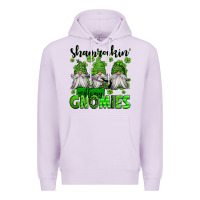 Lilac shamrockin' with my gnomies st patrick's day Premium Hoodie - Jasminsmagicworld