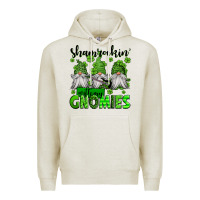 Oatmeal Heather shamrockin' with my gnomies st patrick's day Premium Hoodie - Jasminsmagicworld