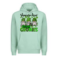 Seafoam shamrockin' with my gnomies st patrick's day Premium Hoodie - Jasminsmagicworld