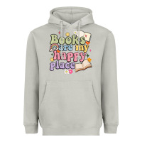 Moon Dust books are my happy place Heavyweight Hoodie - MaliasSmallBusiness