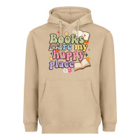 Mushroom books are my happy place Heavyweight Hoodie - MaliasSmallBusiness