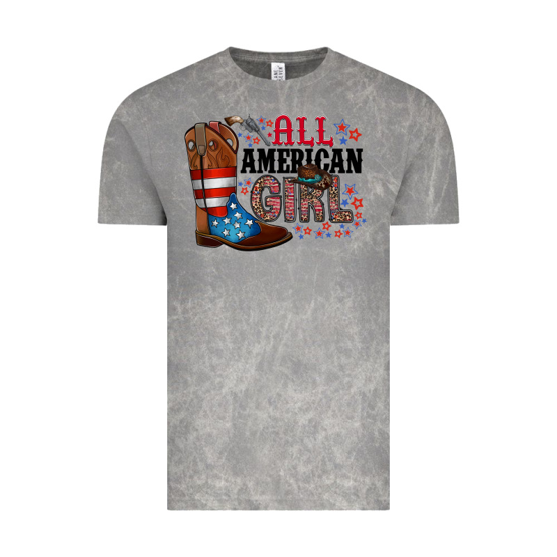 All American Girl Vintage Tee by RacoonDesign | Teevron