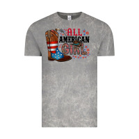 Cloud Rock all american girl Vintage Tee - RacoonDesign