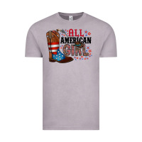 Vintage Zinc all american girl Vintage Tee - RacoonDesign