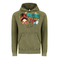 Vintage Olive mom life Vintage Hoodie - Zillion Design Studio