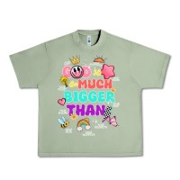 Oil Green god is bigger design Urban Heavy Tee - JahusDesignShop