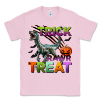 Bubblegum Pink trick rawr treat Classic Tee - BundleAndBundleShop
