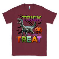 Burgundy trick rawr treat Classic Tee - BundleAndBundleShop