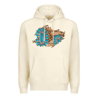 Sandshell gemstone wood leopard patch Premium Hoodie - AdoDesignShop
